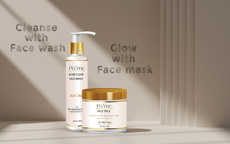 Best face mask for clear and radiant skin used in a skincare routine