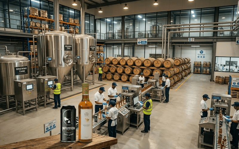 Premium products by Grihy Beverages Private Limited, a leading Indian whisky and beer company