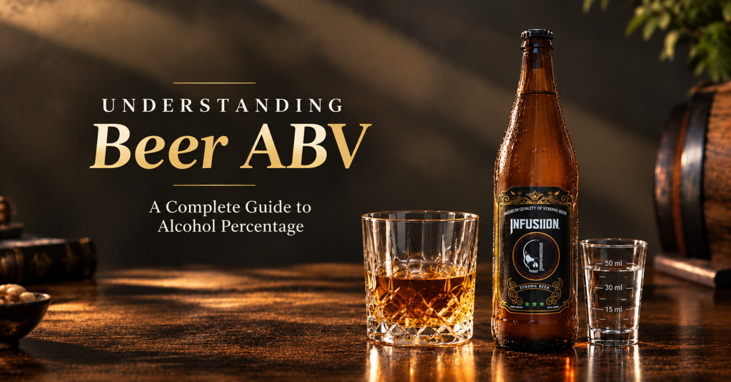 Alcohol percentage in beer explained with different beer styles